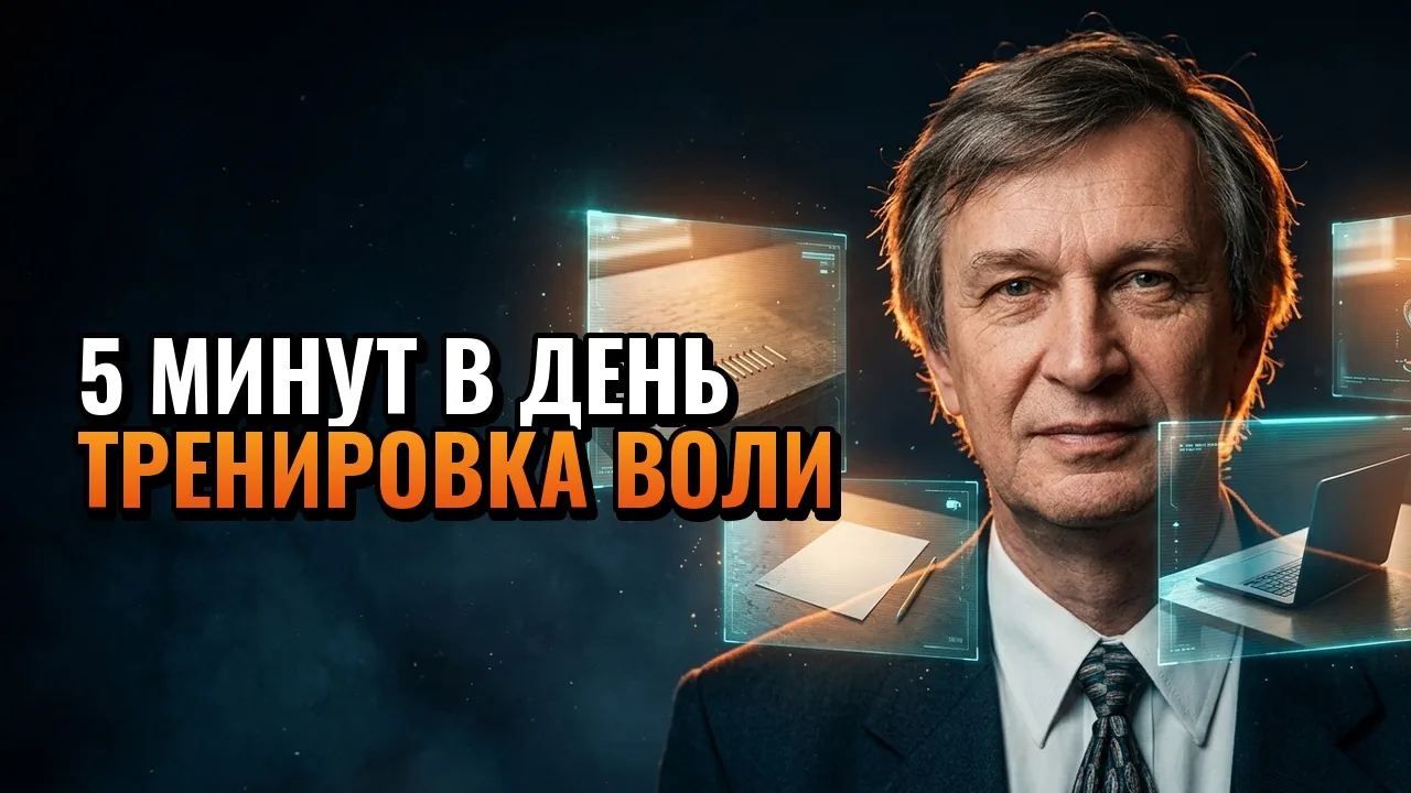 5 минут в день: упражнение Джеймса для воли в эпоху ИИ