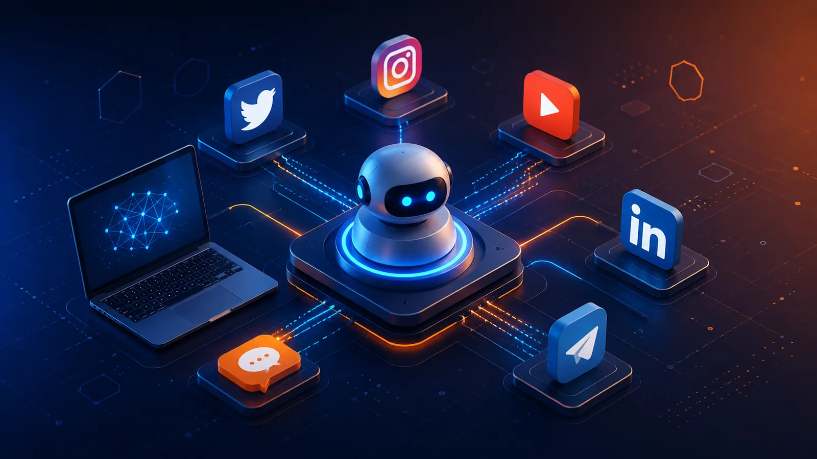 AI-автопостер: как один бот ведёт блог и все соцсети 24/7 вместо SMM-отдела