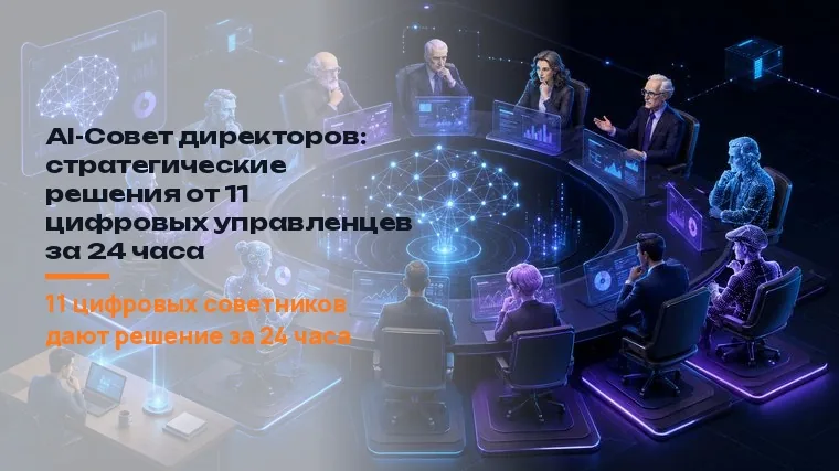 AI-Совет директоров: стратегические решения от 11 цифровых управленцев за 24 часа