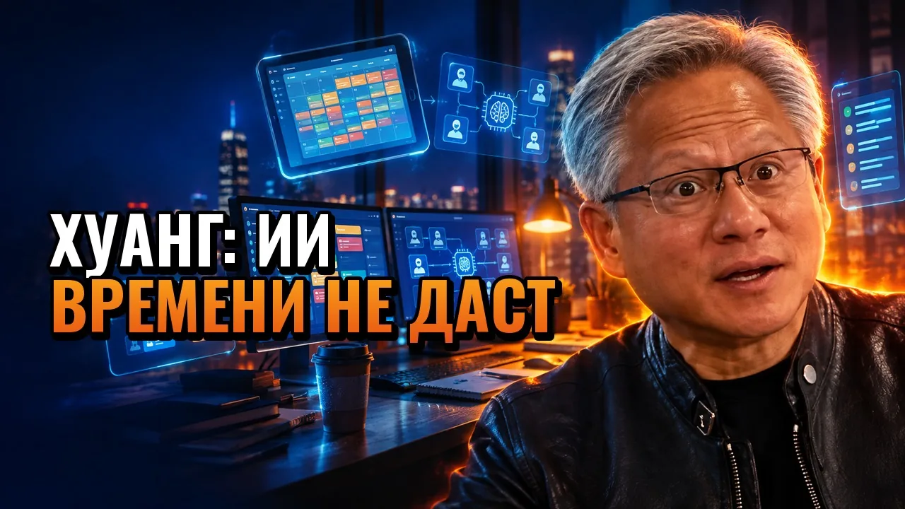 Хуанг: свободного времени ИИ вам не даст