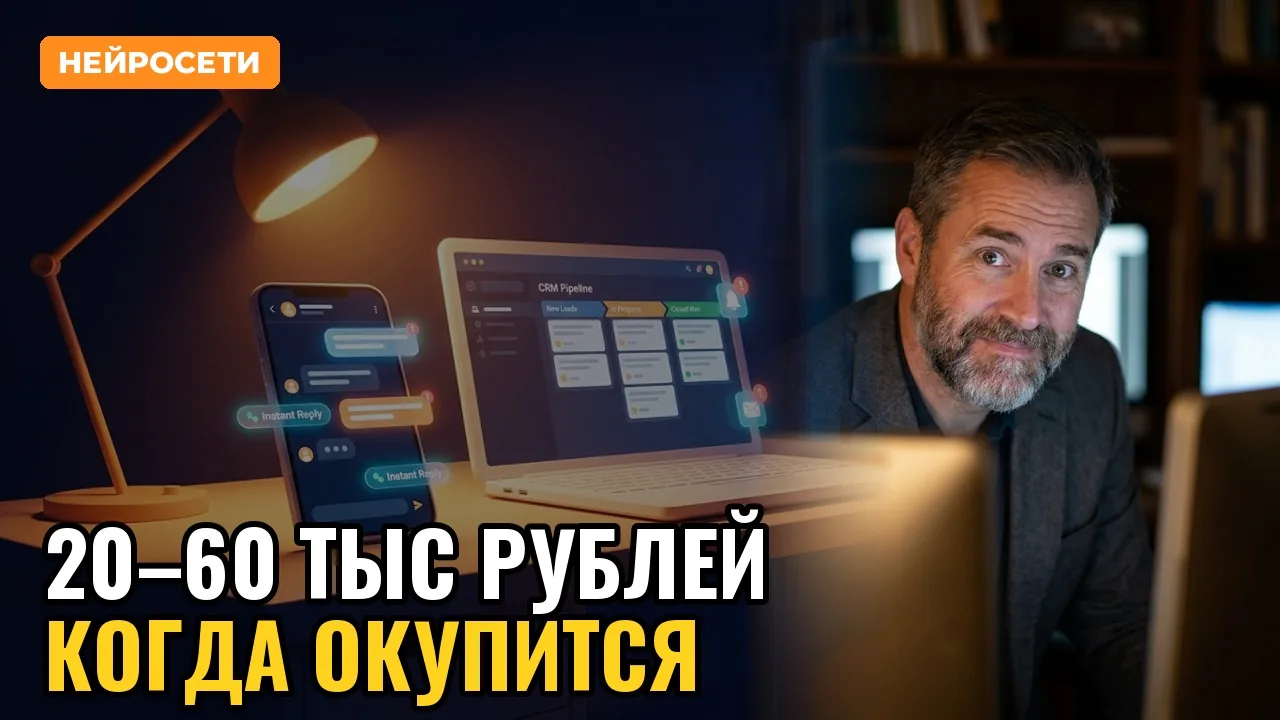 ИИ-ассистент от 20 до 60 тысяч в месяц: когда окупится
