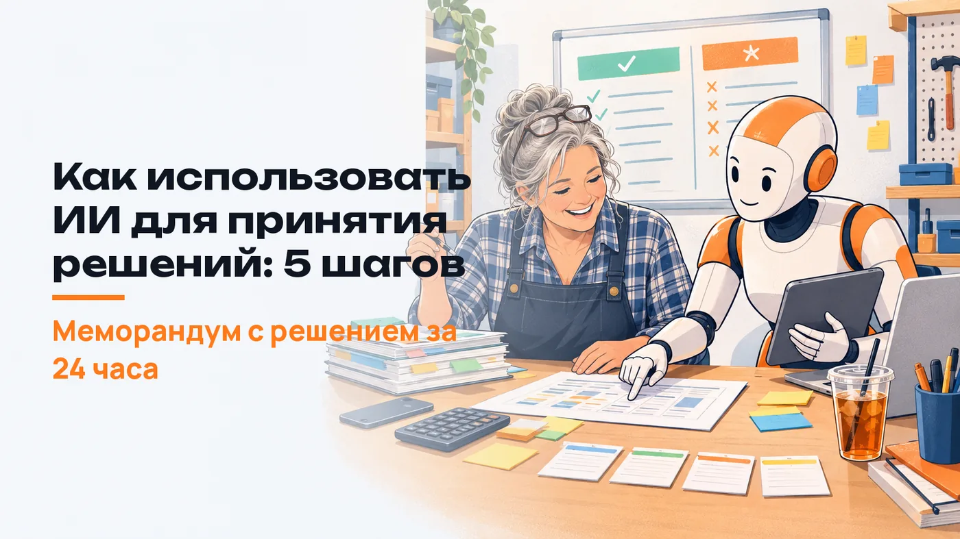 Как использовать ИИ для принятия решений: 5 шагов