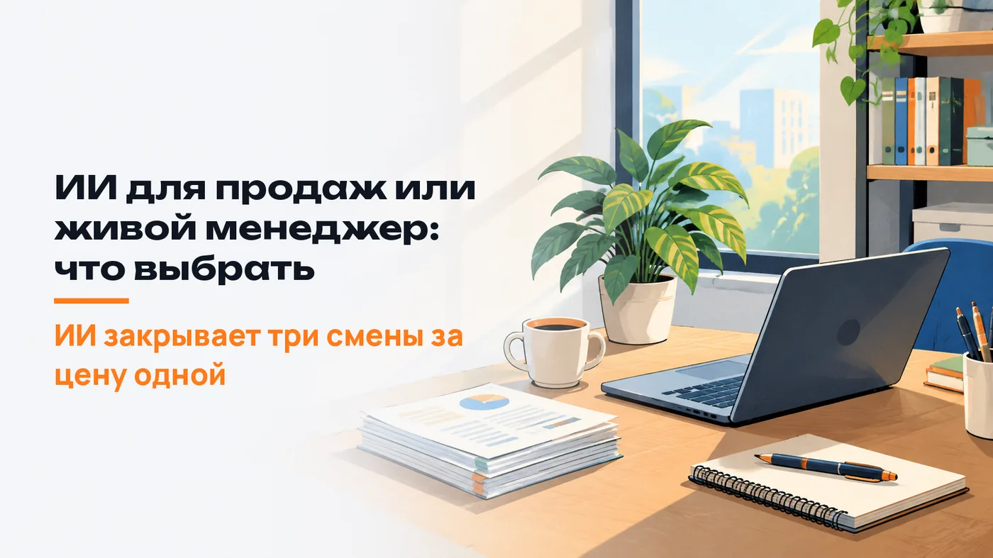 ИИ для продаж или живой менеджер: что выбрать