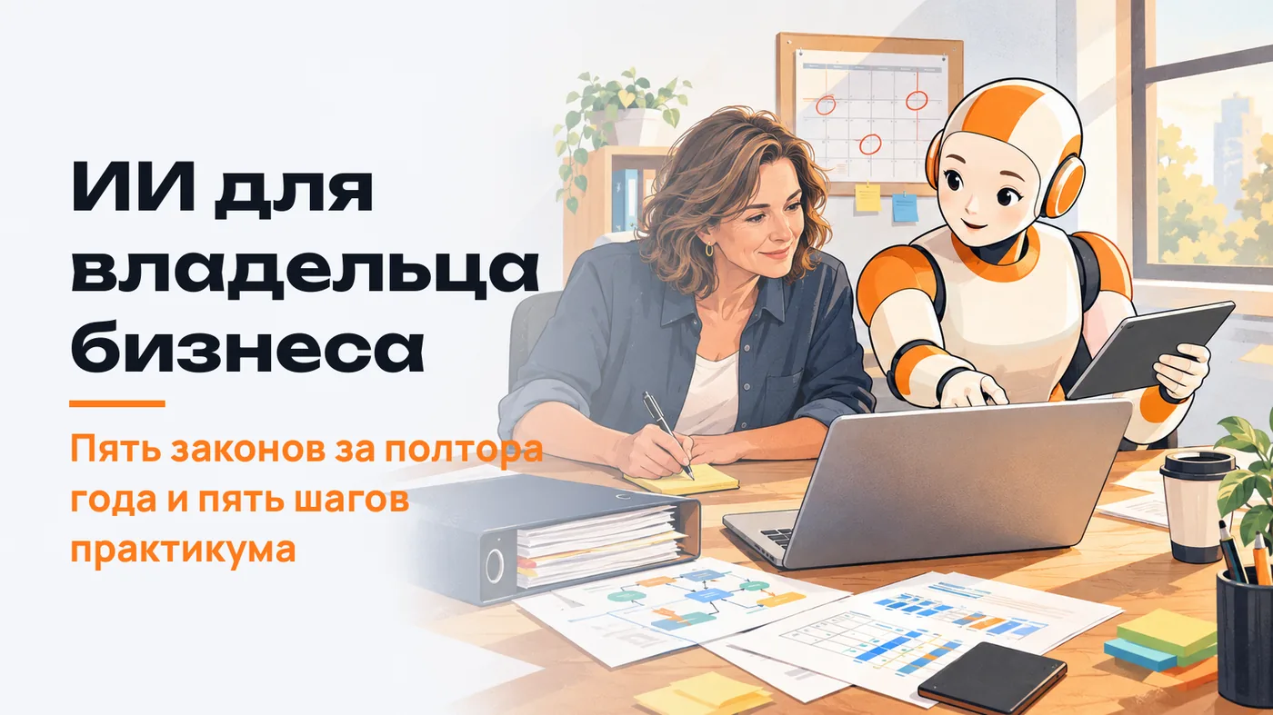 ИИ для владельца бизнеса: 5 законов о данных 2024–2026 и бесплатный практикум