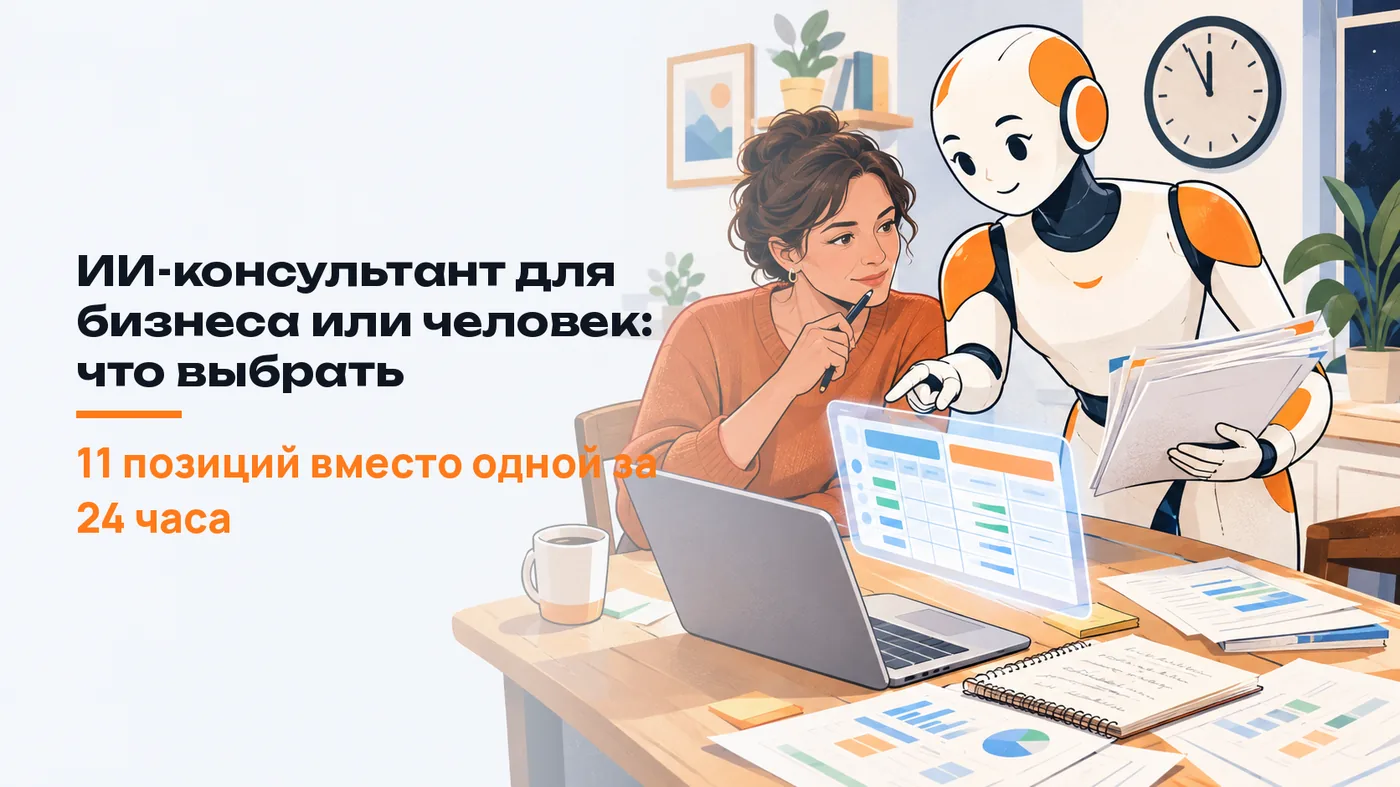 ИИ-консультант для бизнеса или человек: что выбрать