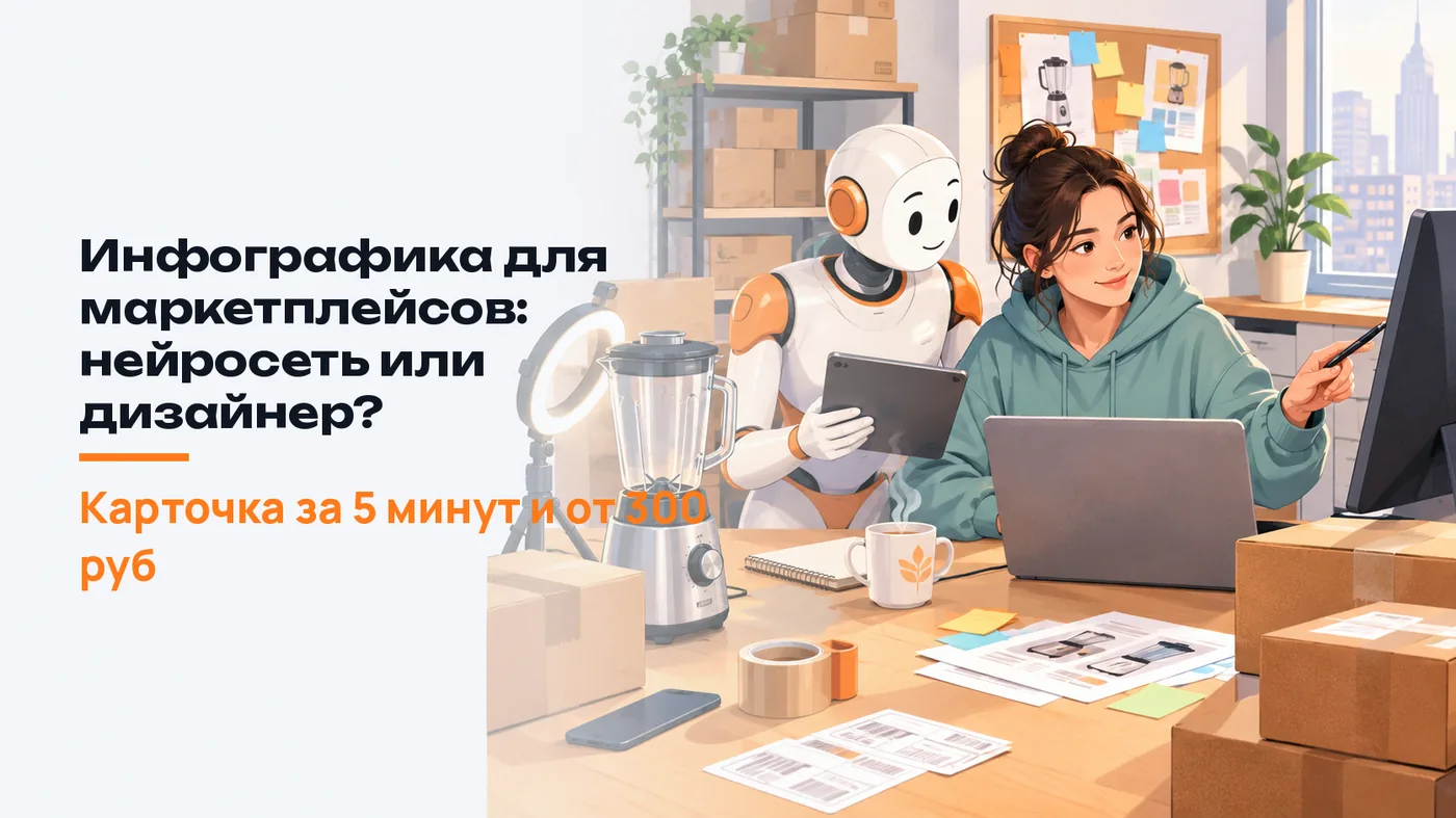Инфографика для маркетплейсов: нейросеть или дизайнер?