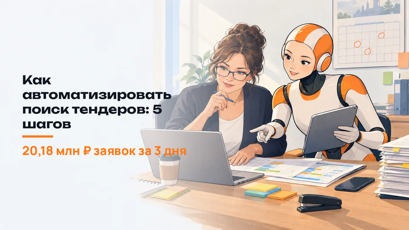 Как автоматизировать поиск тендеров: 5 шагов