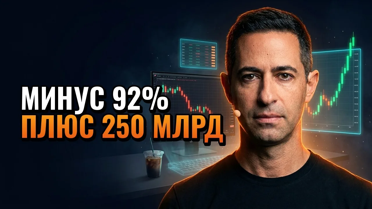 Акции упали на 92%, потом выросли в 80 раз: три решения основателя