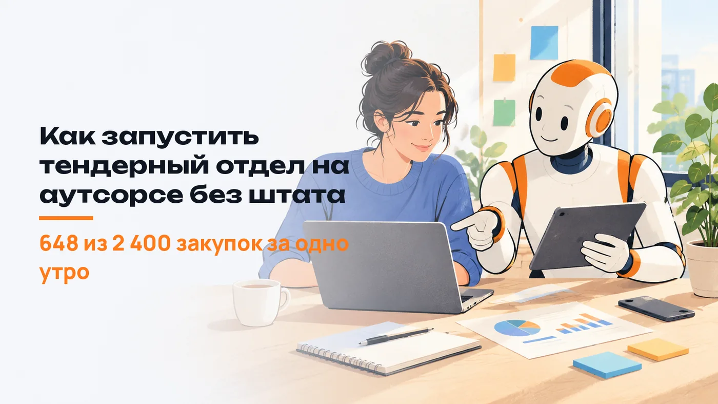 Как запустить тендерный отдел на аутсорсе без штата