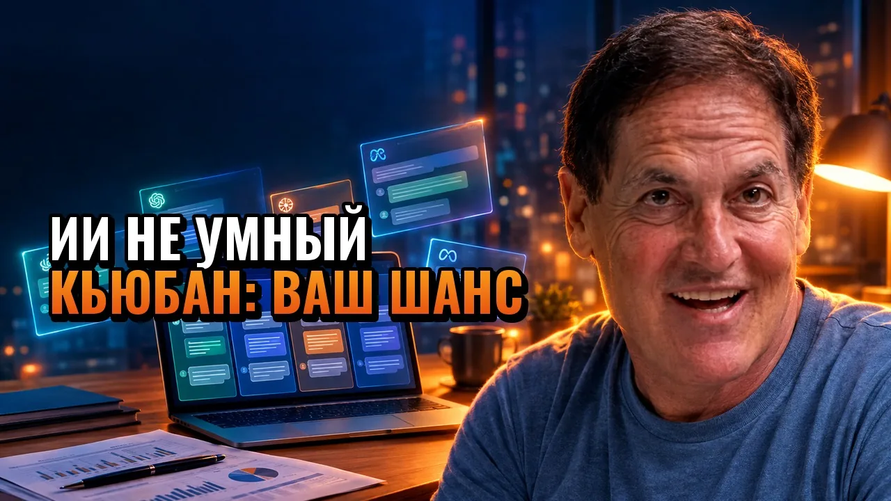 Кьюбан: ИИ не умный, и в этом ваш шанс. Что отдать агентам и где ваш козырь