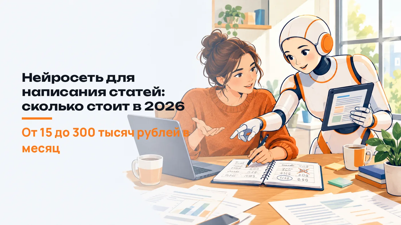Нейросеть для написания статей: сколько стоит в 2026