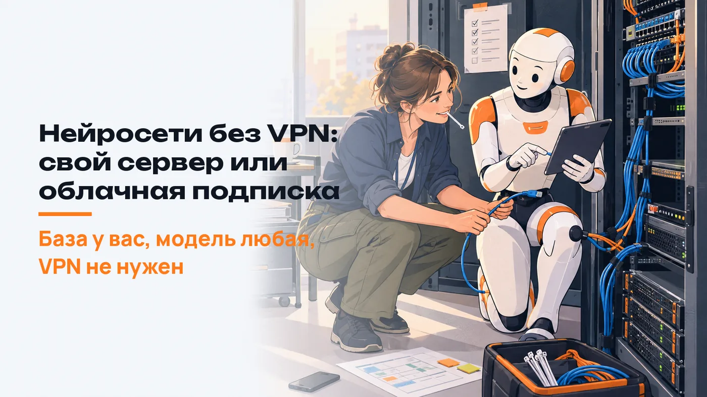 Нейросети без VPN: свой сервер или облачная подписка