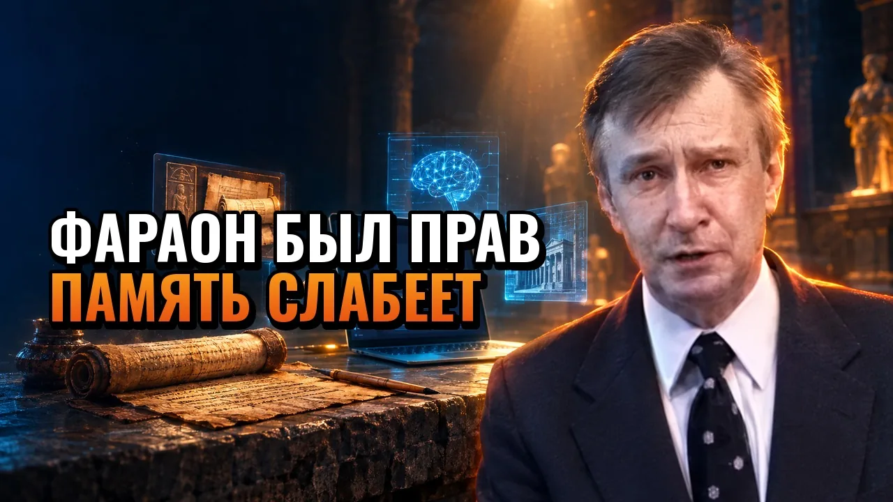 Петухов: фараон был прав, ИИ ослабит вашу память. Но не всю