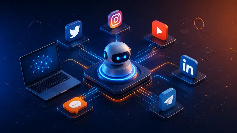 AI-автопостер: как один бот ведёт блог и все соцсети 24/7 вместо SMM-отдела