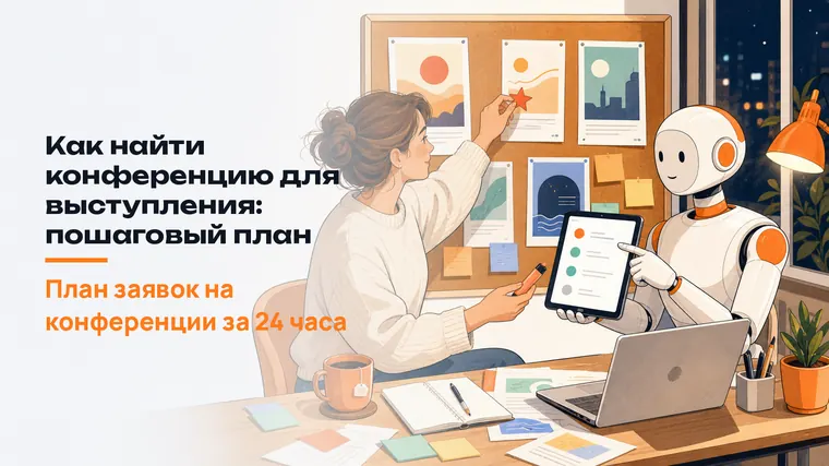 Как найти конференцию для выступления: пошаговый план