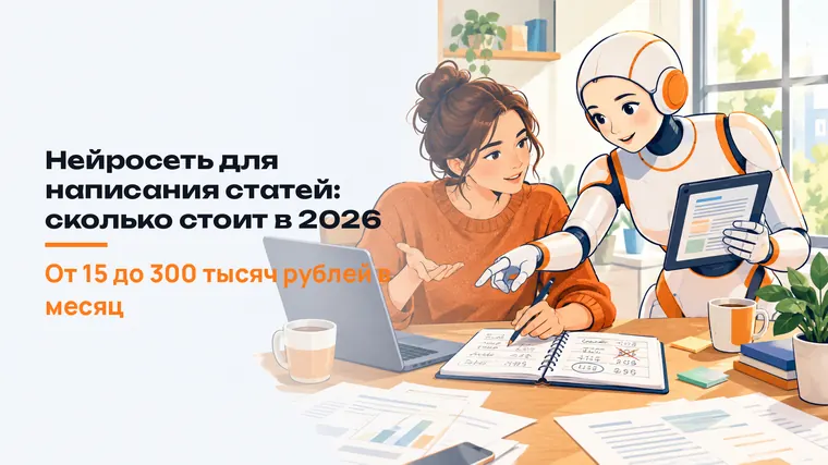 Нейросеть для написания статей: сколько стоит в 2026