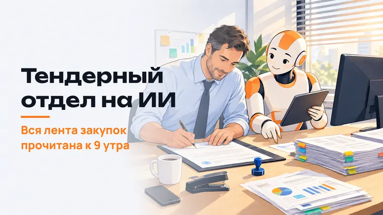 Тендерный отдел на ИИ-агентах: вся лента закупок прочитана к 9 утра
