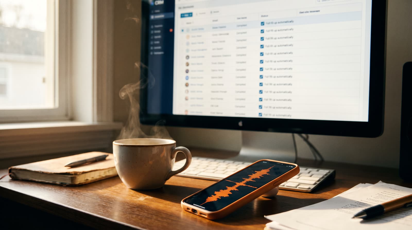 Речь клиента превращается в аккуратную карточку CRM